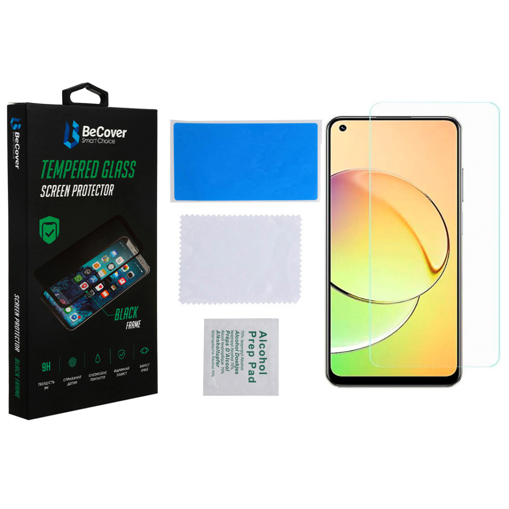 Стекло защитное BeCover Realme 10 3D Crystal Clear Glass (708569) - 2