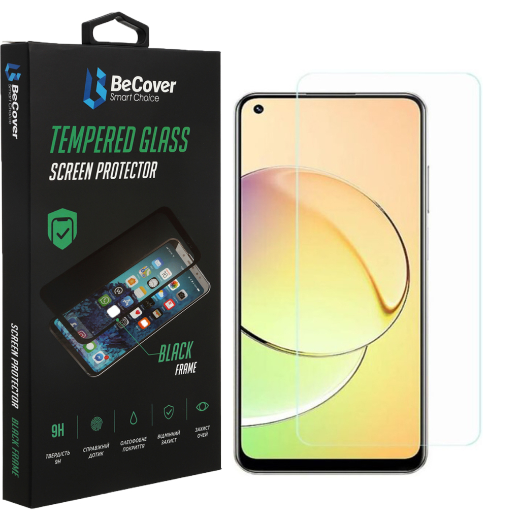 Стекло защитное BeCover Realme 10 3D Crystal Clear Glass (708569)