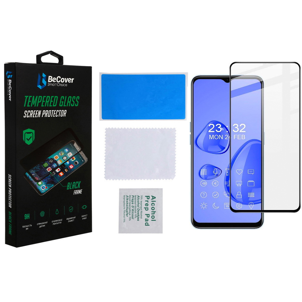 Стекло защитное BeCover Realme 10 Black (708570) - 2