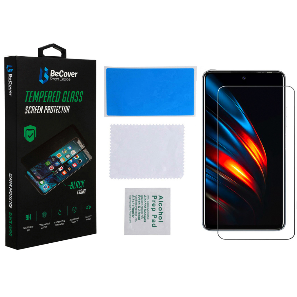 Стекло защитное BeCover Tecno POVA 4 (LG7n) 3D Crystal Clear Glass (708553) - 2