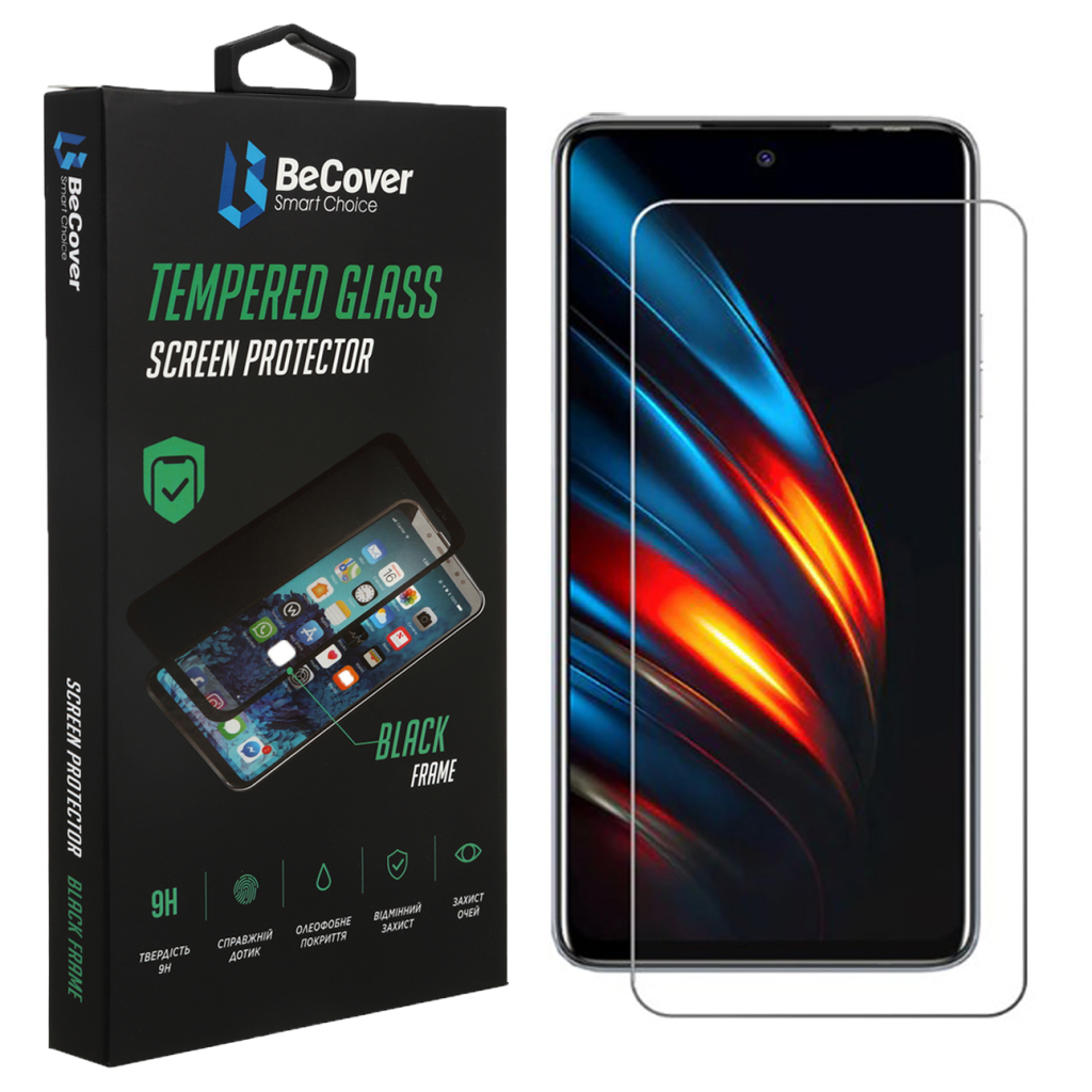 Стекло защитное BeCover Tecno POVA 4 (LG7n) 3D Crystal Clear Glass (708553)