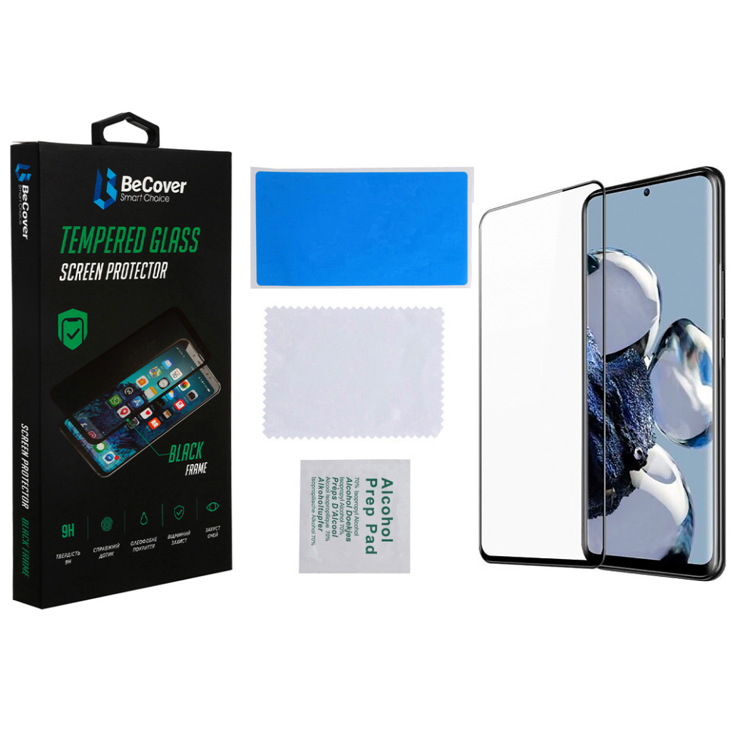 Стекло защитное BeCover Xiaomi 12T / 12T Pro Black (708558) - 2