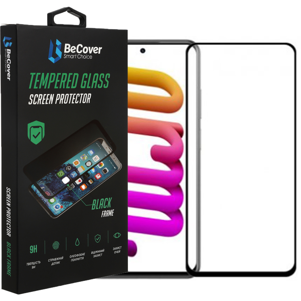 Стекло защитное BeCover ZTE Blade V40 / V40 Pro Black (708562)