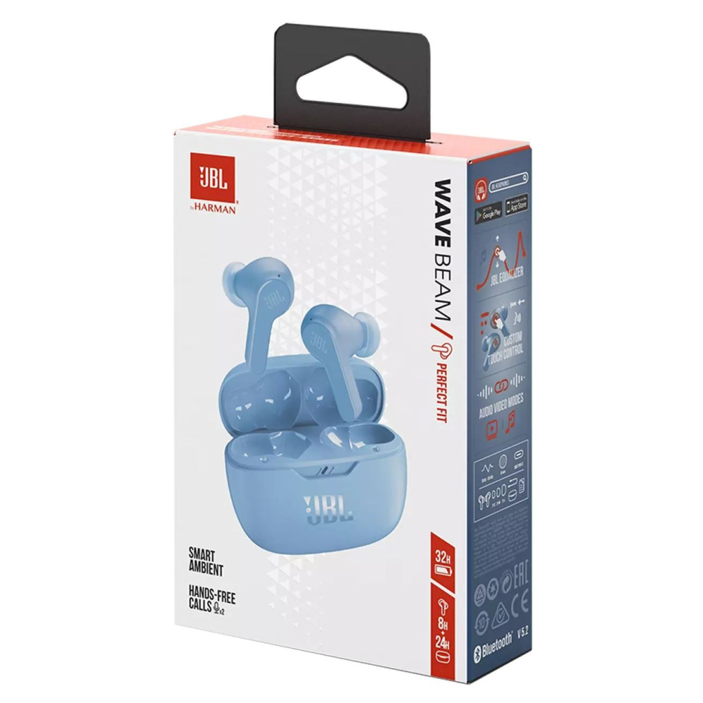 Наушники JBL Wave Beam TWS Blue (JBLWBEAMBLU) - 8
