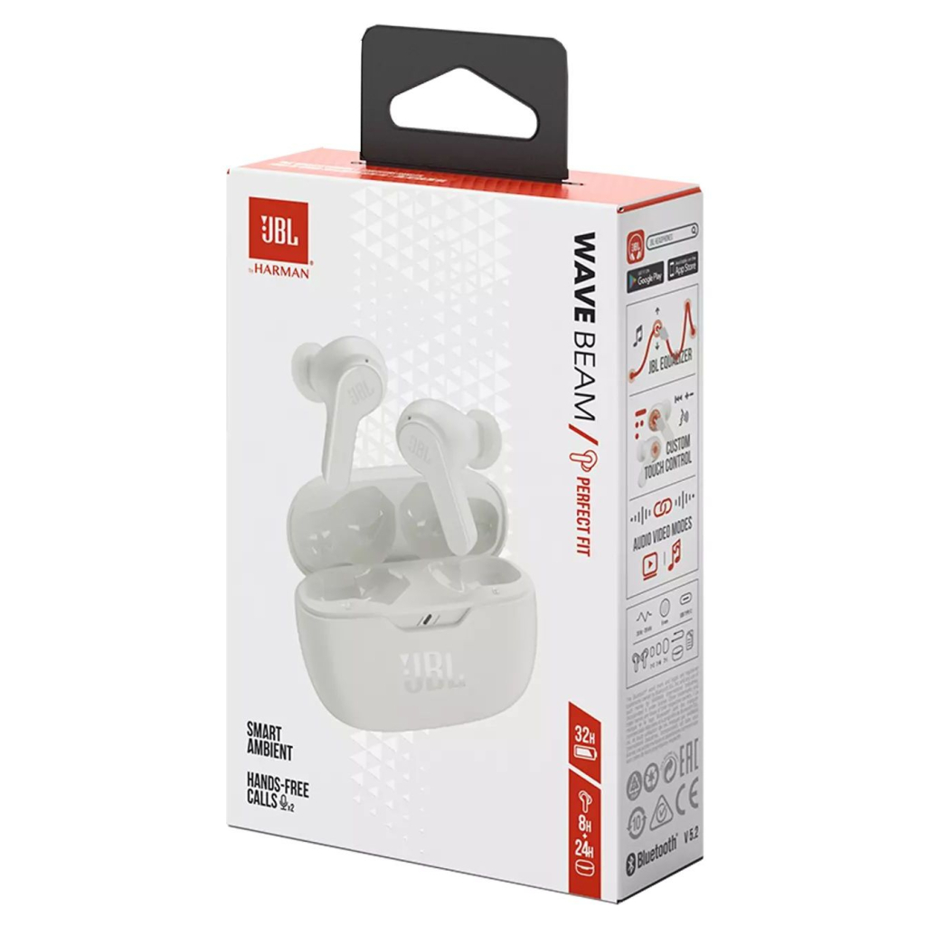 Наушники JBL Wave Beam TWS White (JBLWBEAMWHT) - 8