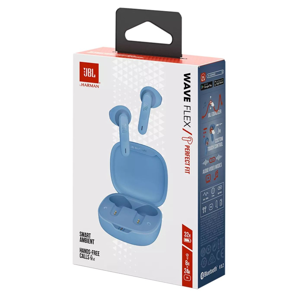 Наушники JBL Wave Flex TWS Blue (JBLWFLEXBLU) - 9