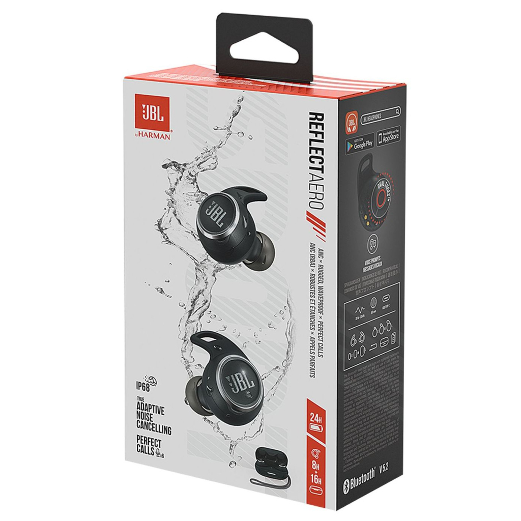 Наушники JBL Reflect Aero TWS Black (JBLREFLECTAEROBLK) - 10