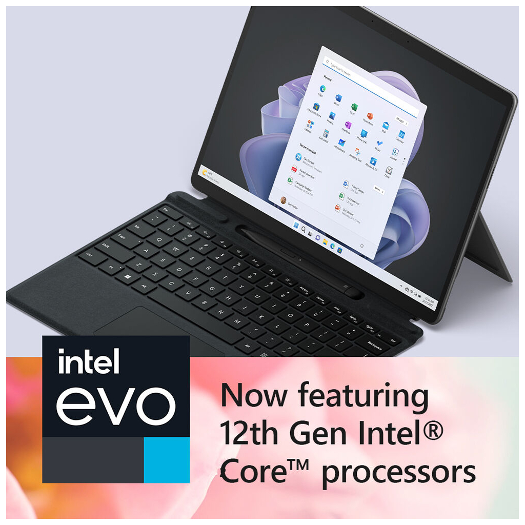 Планшет Microsoft Surface Pro 9 13 PS Touch/i5-1245U/8/512/W11P/Graphite (QHB-00017) - 3