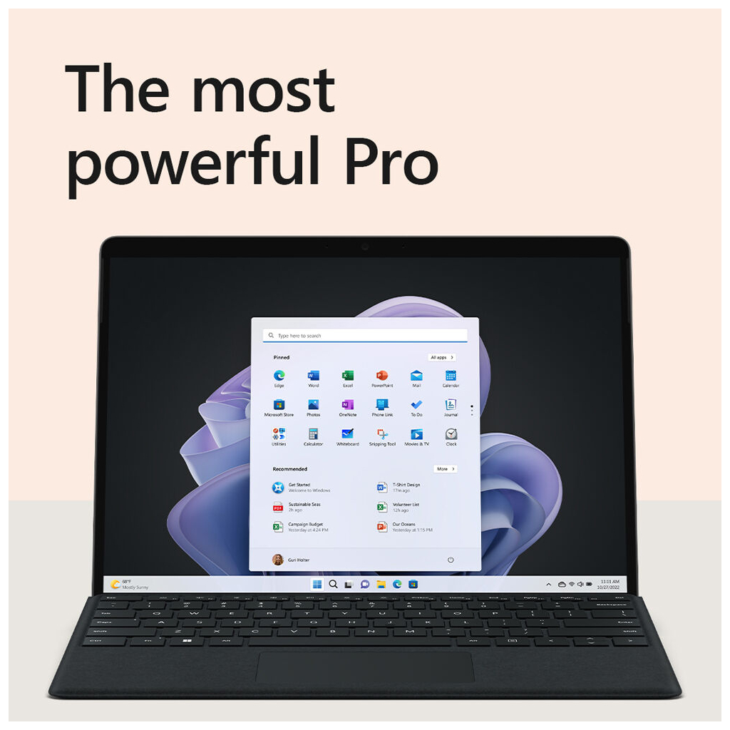 Планшет Microsoft Surface Pro 9 13 PS Touch/i5-1245U/8/512/W11P/Graphite (QHB-00017) - 5