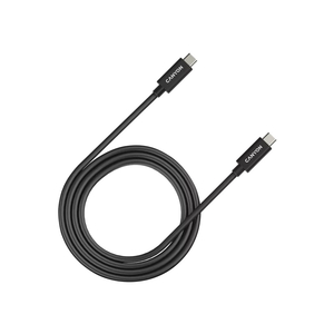 Дата кабель USB-C to USB-C 1.0m UC-44 5A 240W(ERP) E-MARK, black Canyon (CNS-USBC44B)