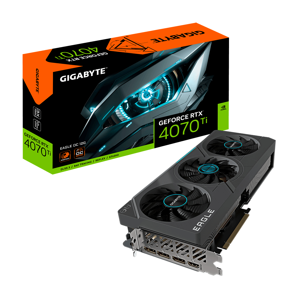Видеокарта GIGABYTE GeForce RTX4070Ti 12Gb EAGLE OC (GV-N407TEAGLE OC-12GD) - 6