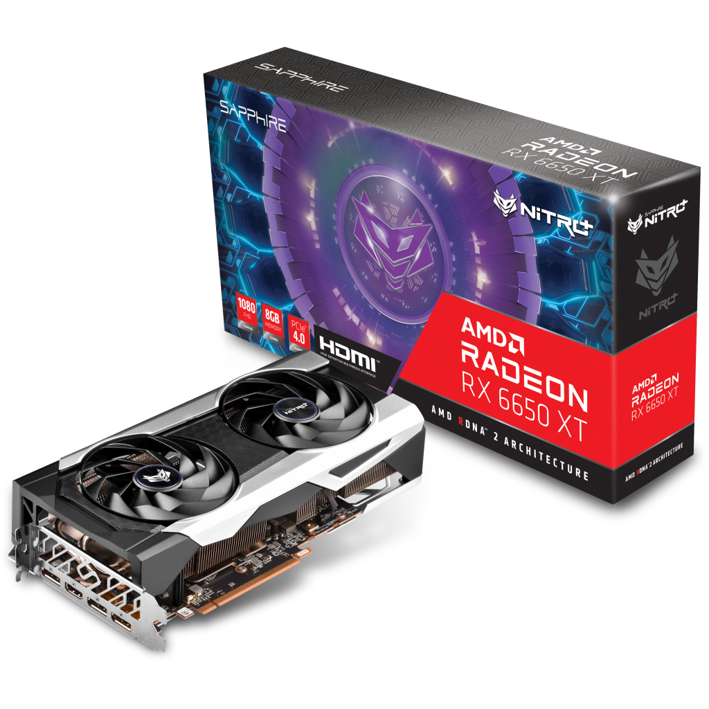 Видеокарта Sapphire Radeon RX 6650 XT 8Gb NITRO+ (11319-01-20G) - 5 Видеокарта Sapphire Radeon RX 6650 XT 8Gb NITRO+ (11319-01-20G) - 5