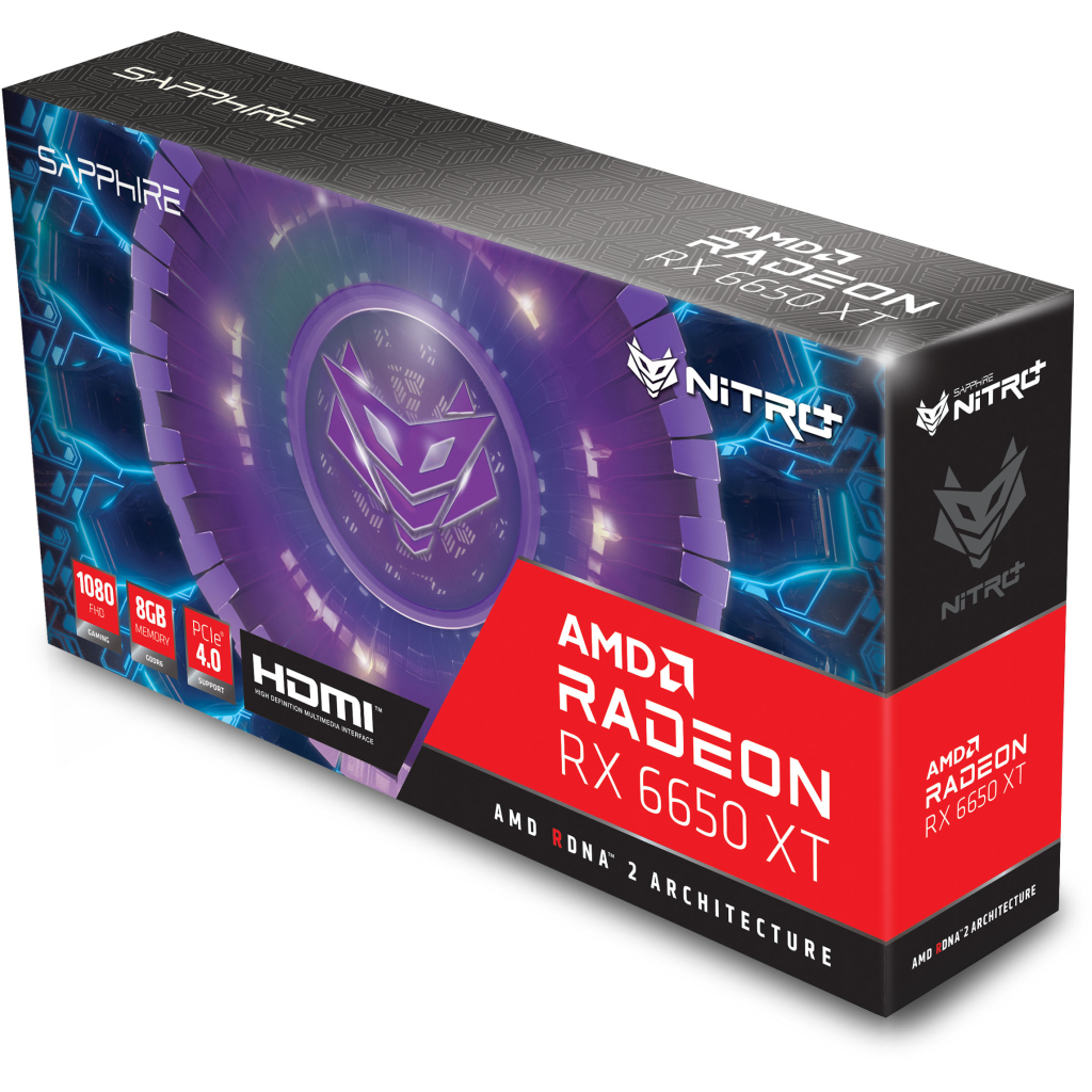Видеокарта Sapphire Radeon RX 6650 XT 8Gb NITRO+ (11319-01-20G) - 7 Видеокарта Sapphire Radeon RX 6650 XT 8Gb NITRO+ (11319-01-20G) - 7