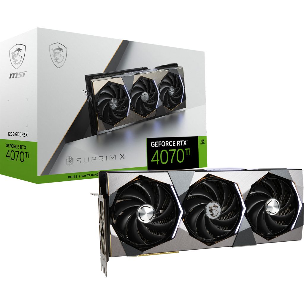 Видеокарта MSI GeForce RTX4070Ti 12Gb SUPRIM X (RTX 4070 Ti SUPRIM X 12G) - 9