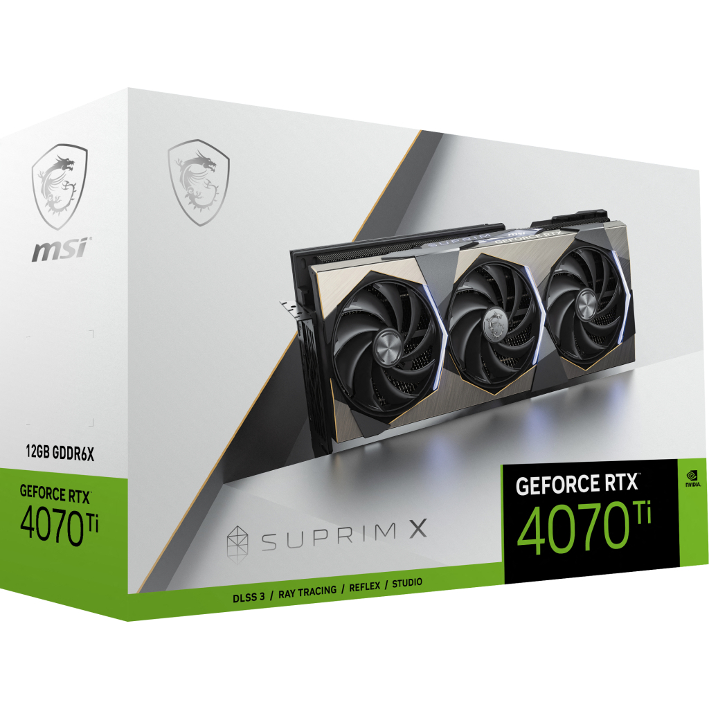 Видеокарта MSI GeForce RTX4070Ti 12Gb SUPRIM X (RTX 4070 Ti SUPRIM X 12G) - 10
