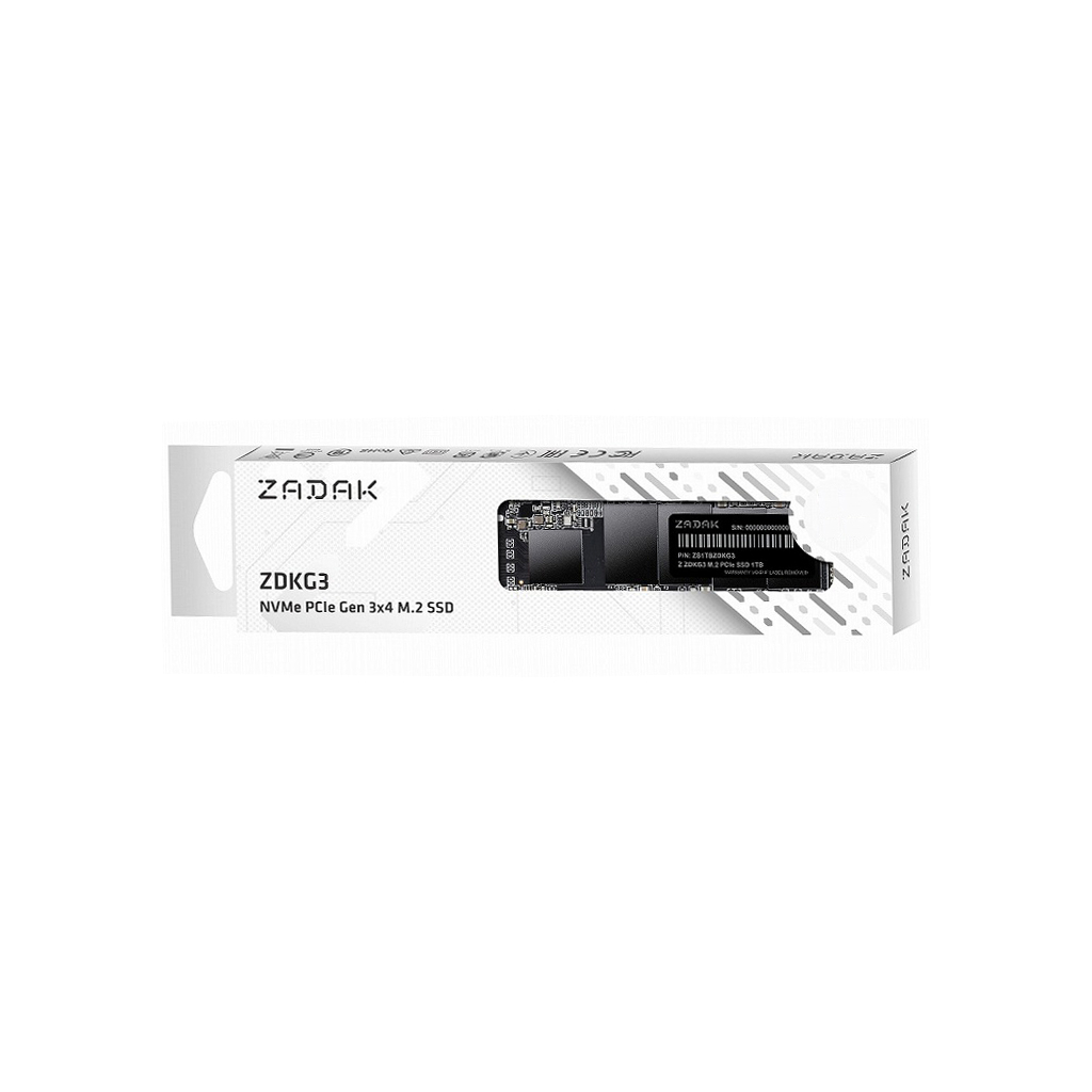 Накопитель SSD M.2 2280 256GB Zadak (ZS256GZDKG3-1) - 1