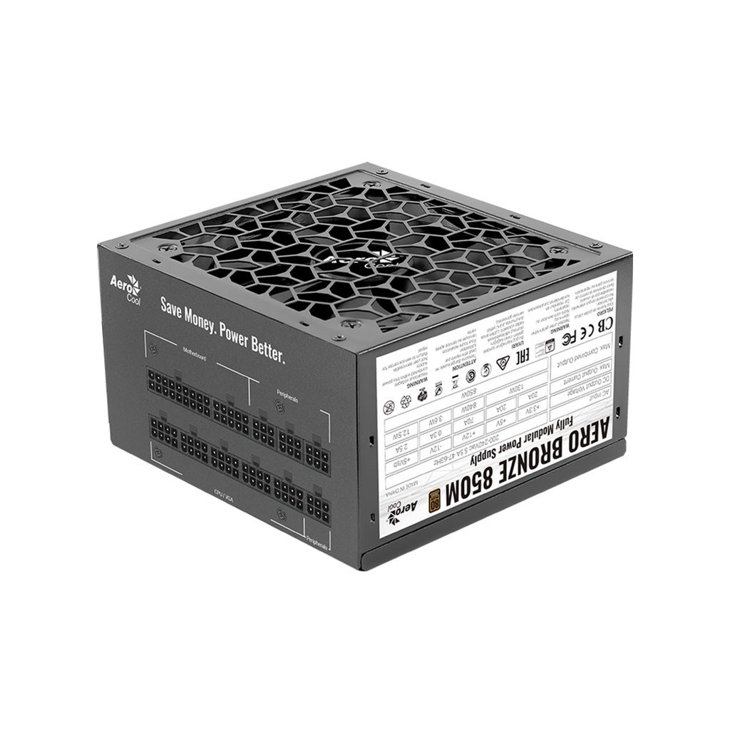 Блок питания AeroCool 850W Aero Bronze (ACPB-AR85AEC.1M) - 3