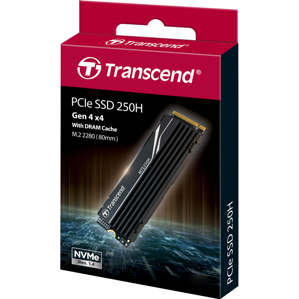 Накопитель SSD M.2 2280 4TB Transcend (TS4TMTE250H) - 2