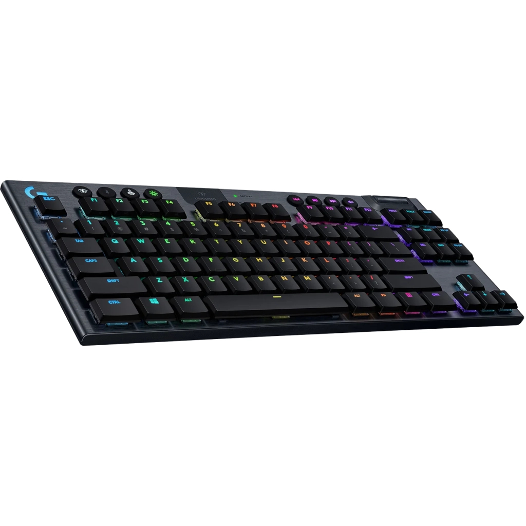Клавиатура Logitech G915 TKL Tenkeyless Lightspeed Wireless RGB GL Clicky UA Carbon (920-009537) - 1