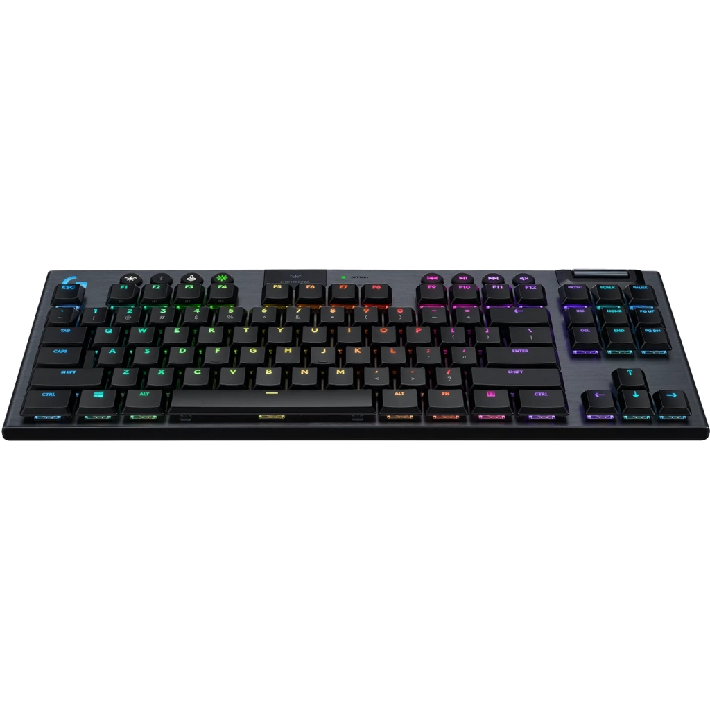 Клавиатура Logitech G915 TKL Tenkeyless Lightspeed Wireless RGB GL Clicky UA Carbon (920-009537) - 2