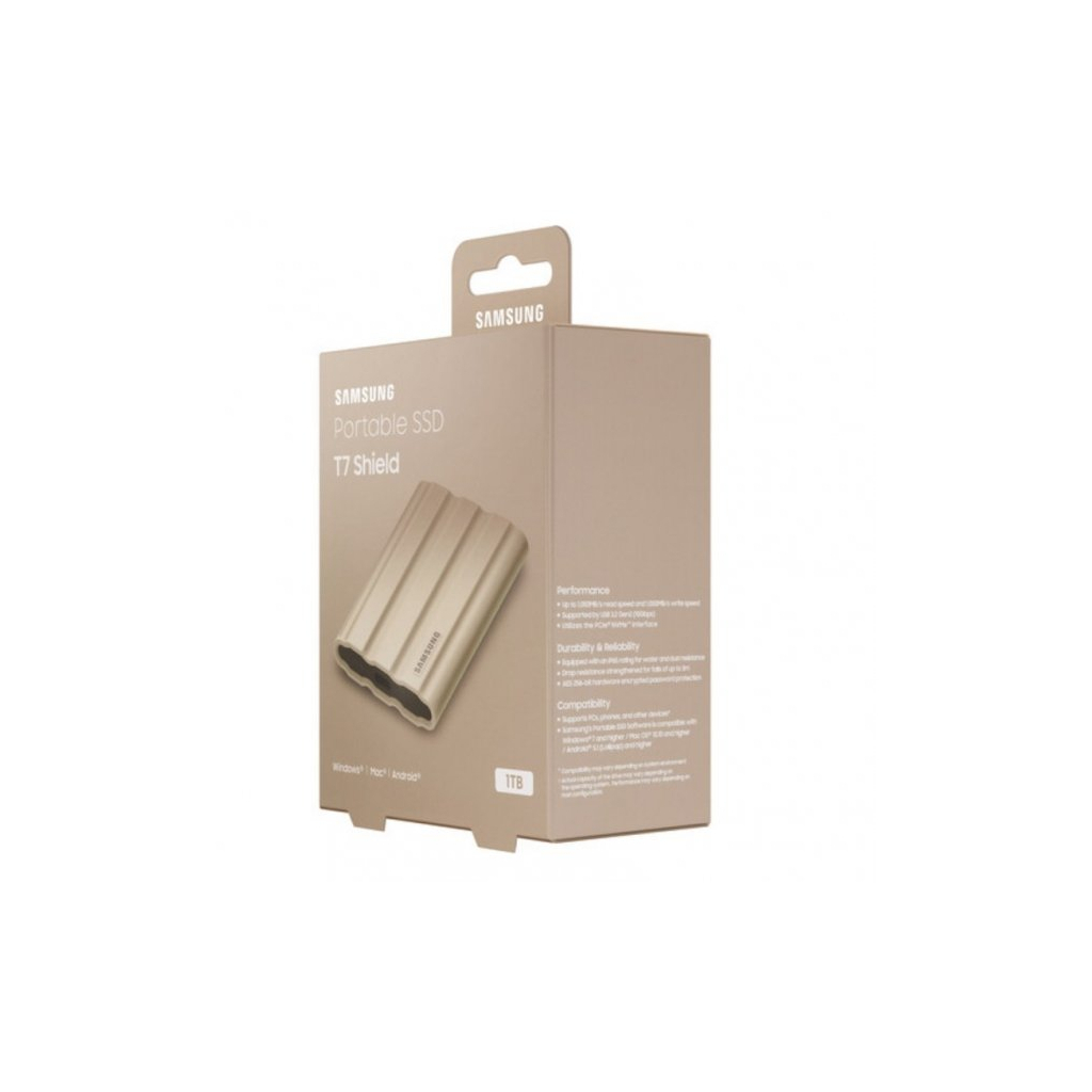 Накопитель SSD USB 3.2 2TB T7 Shield Samsung (MU-PE2T0K/EU) - 3