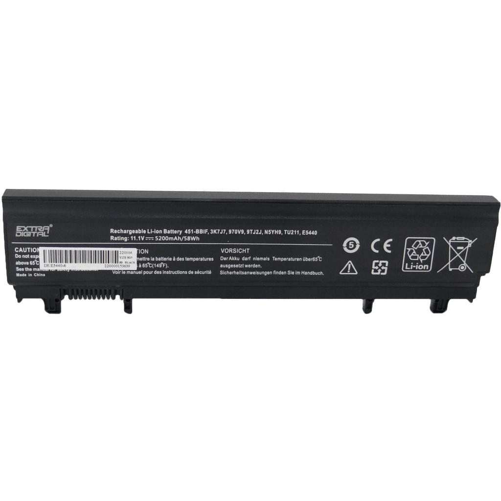 Аккумулятор для ноутбука Dell E5440, E5540 5200mAh Extradigital (BND4010) - 2