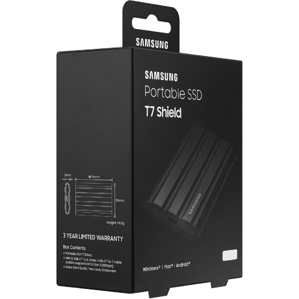 Накопитель SSD USB 3.2 1TB T7 Shield Samsung (MU-PE1T0S/EU) - 3