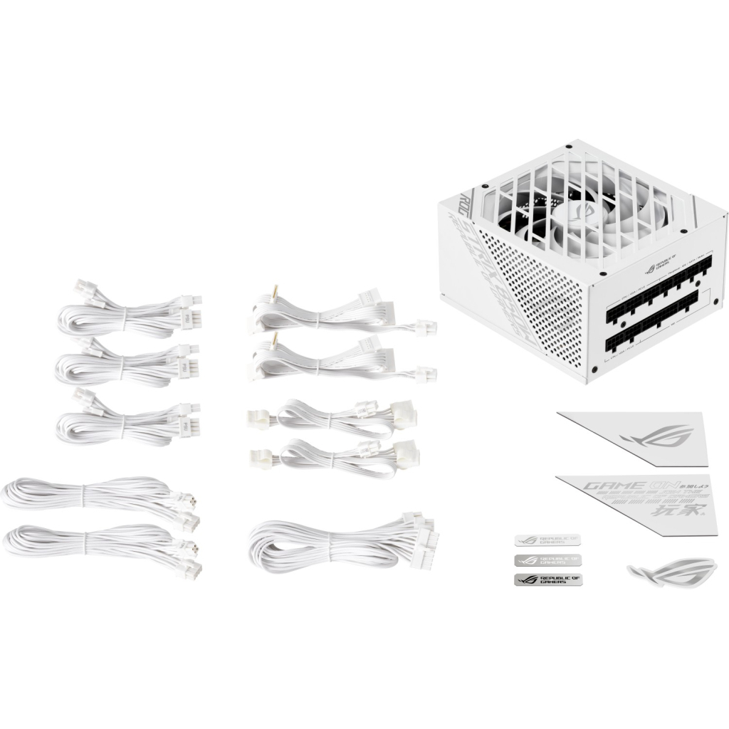 Блок питания ASUS 850W ROG STRIX 80+ Gold White (90YE00A4-B0NA00) - 10