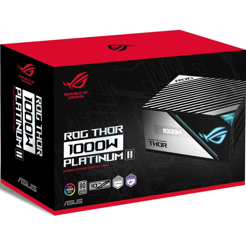 Блок питания ASUS 1000W ROG THOR 80+ Platinum (90YE00L1-B0NA00) - 7