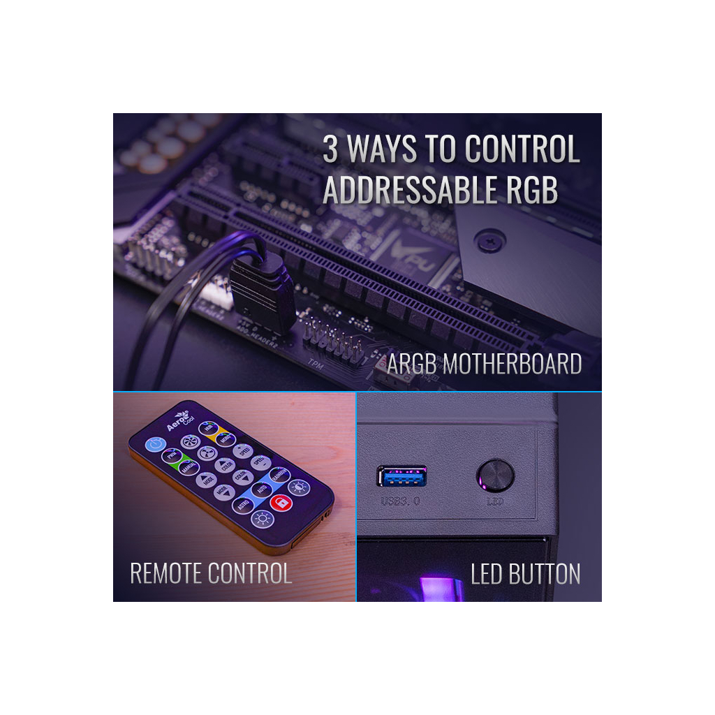 Кулер для корпуса AeroCool Mirage 12 ARGB Pro (ACF3-MR10227.11) - 5