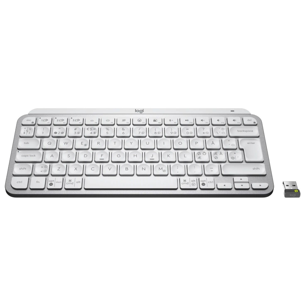 Клавиатура Logitech MX Keys Mini For Business Wireless Illuminated UA Pale Grey (920-010609) - 1