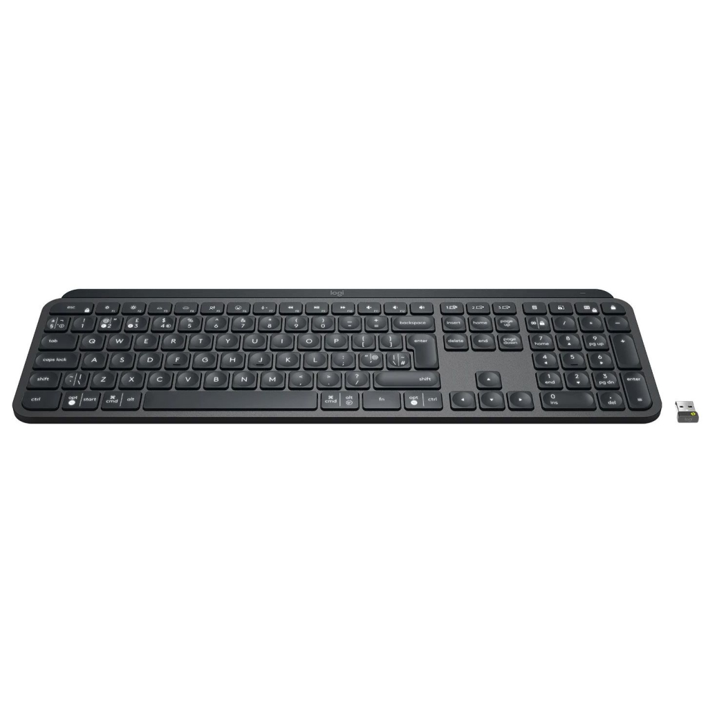 Клавиатура Logitech MX Keys Advanced for Business Wireless Illuminated UA Graphite (920-010251) - 1