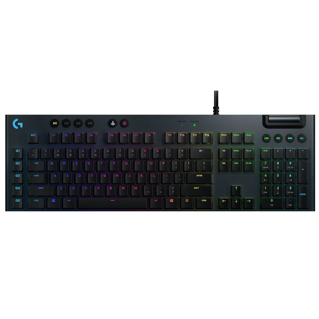 Клавиатура Logitech G815 Lightsync RGB Mechanical GL Tactile USB UA Black (920-008992) - 1