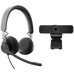 Веб-камера Logitech Wired Personal Video Collaboration UC Kit (C925e + Zone Wired) (991-000339)