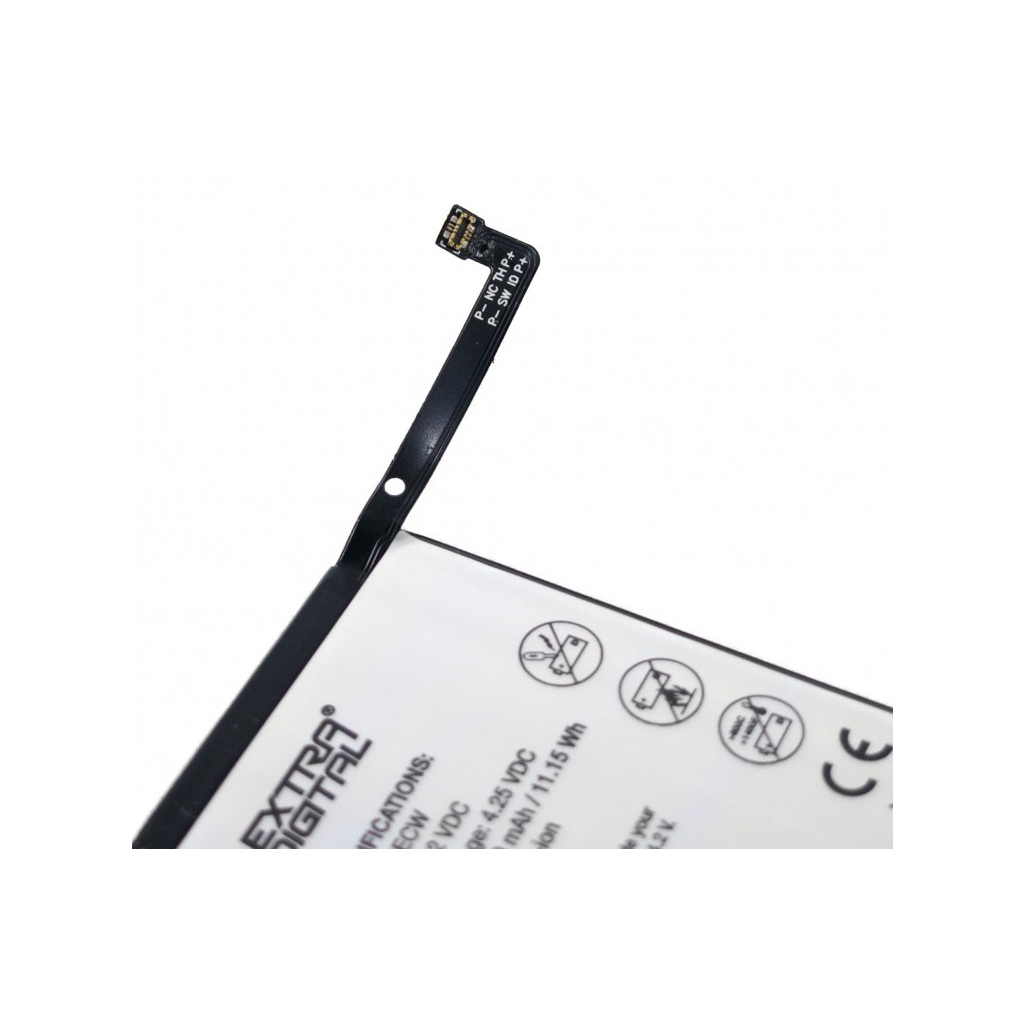 Аккумуляторная батарея для телефона Extradigital Huawei Nova Plus HB405979ECW 2920 mAh (BMH6497) - 3