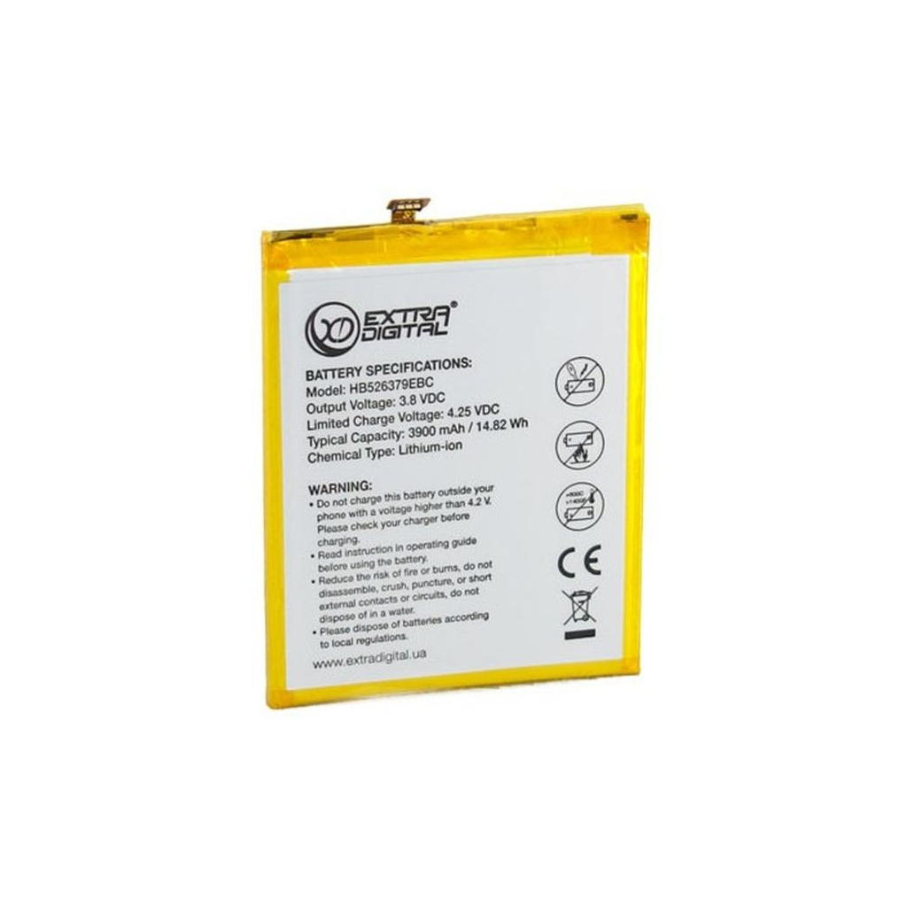 Аккумуляторная батарея для телефона Extradigital Huawei Y6 Pro 3900 mAh (BMH6495) Аккумуляторная батарея для телефона Extradigital Huawei Y6 Pro 3900 mAh (BMH6495)