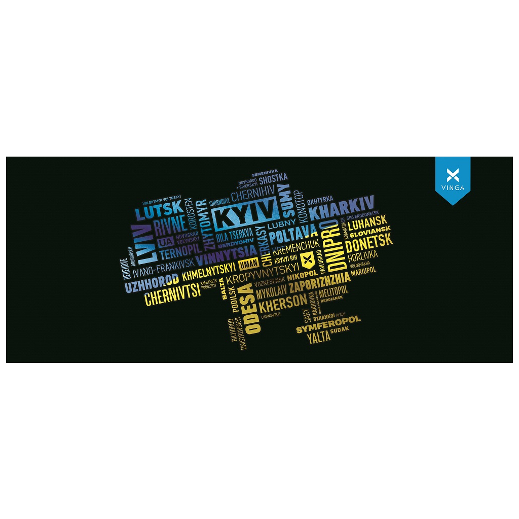 Коврик для мышки Vinga MP750 Ukraine