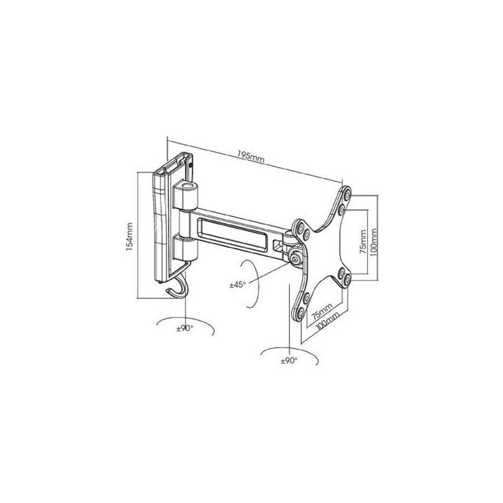 Кронштейн Manhattan MH TV 13" - 32" (460965) - 2 Кронштейн Manhattan MH TV 13" - 32" (460965) - 2