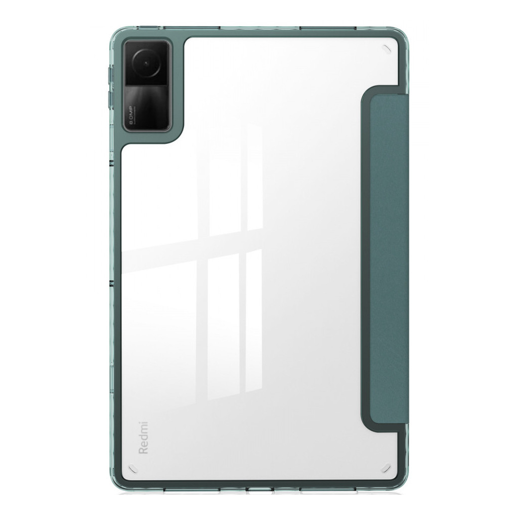 Чехол для планшета BeCover Soft Edge w\pencil mount Xiaomi Redmi Pad 10.61" 2022 Dark Green (708745) - 2
