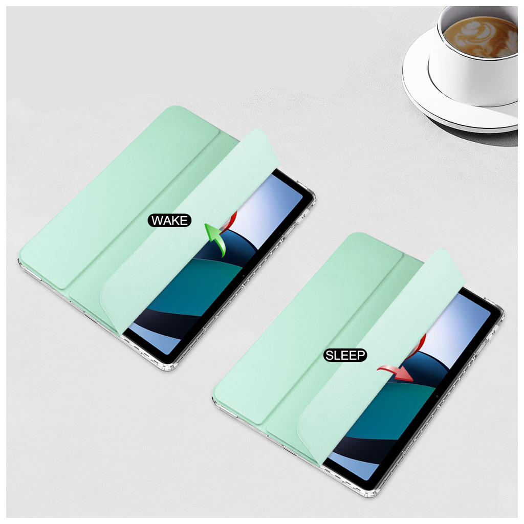 Чехол для планшета BeCover Soft Edge w\pencil mount Xiaomi Redmi Pad 10.61" 2022 Green (708748) - 4
