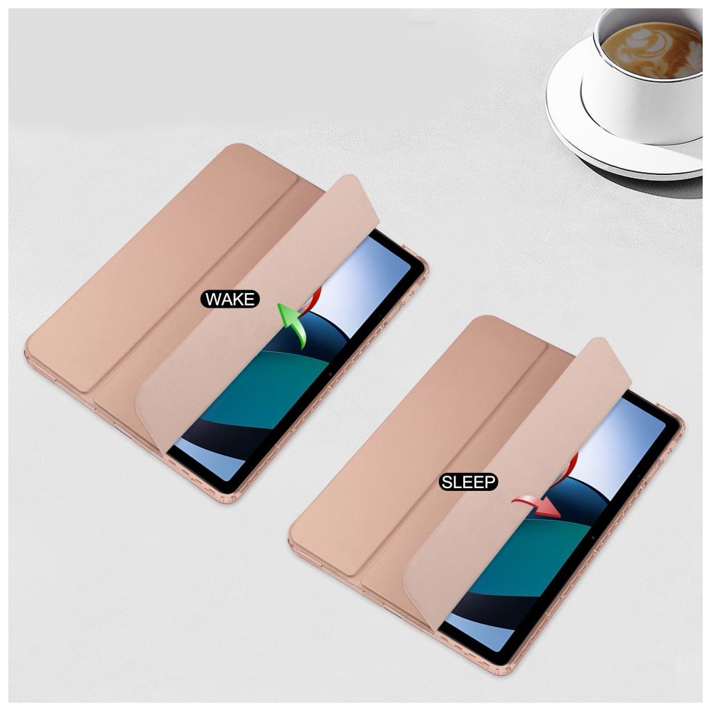 Чехол для планшета BeCover Soft Edge w\pencil mount Xiaomi Redmi Pad 10.61" 2022 Rose Gold (708746) - 5 Чехол для планшета BeCover Soft Edge w\pencil mount Xiaomi Redmi Pad 10.61" 2022 Rose Gold (708746) - 5