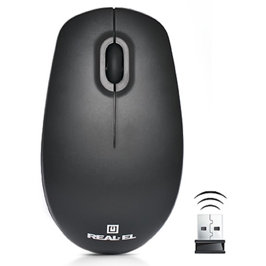 Мышка REAL-EL RM-302 black - 2
