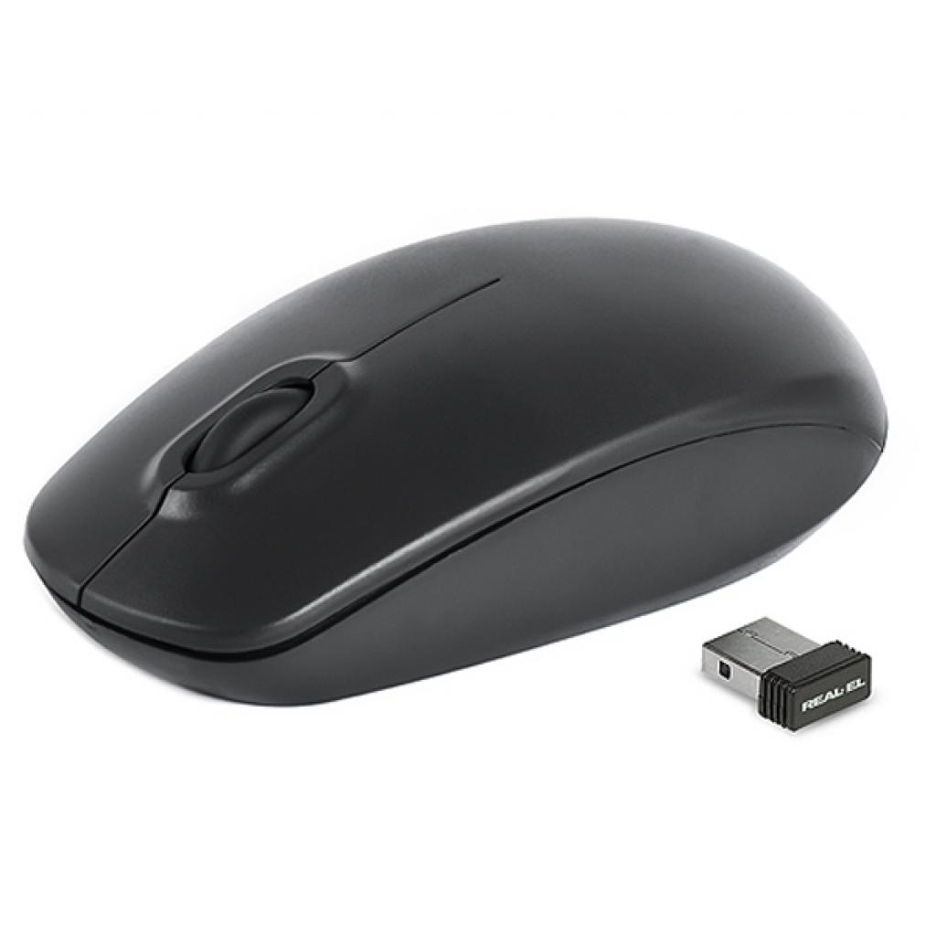 Мышка REAL-EL RM-302 black