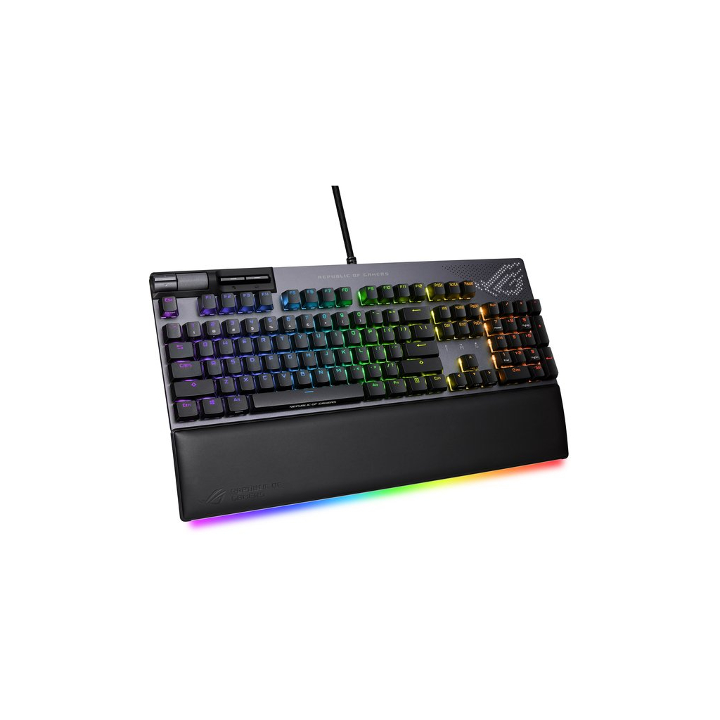 Клавиатура ASUS ROG Strix Flare II Animate NX Red USB Black (90MP02E6-BKRA00) - 4