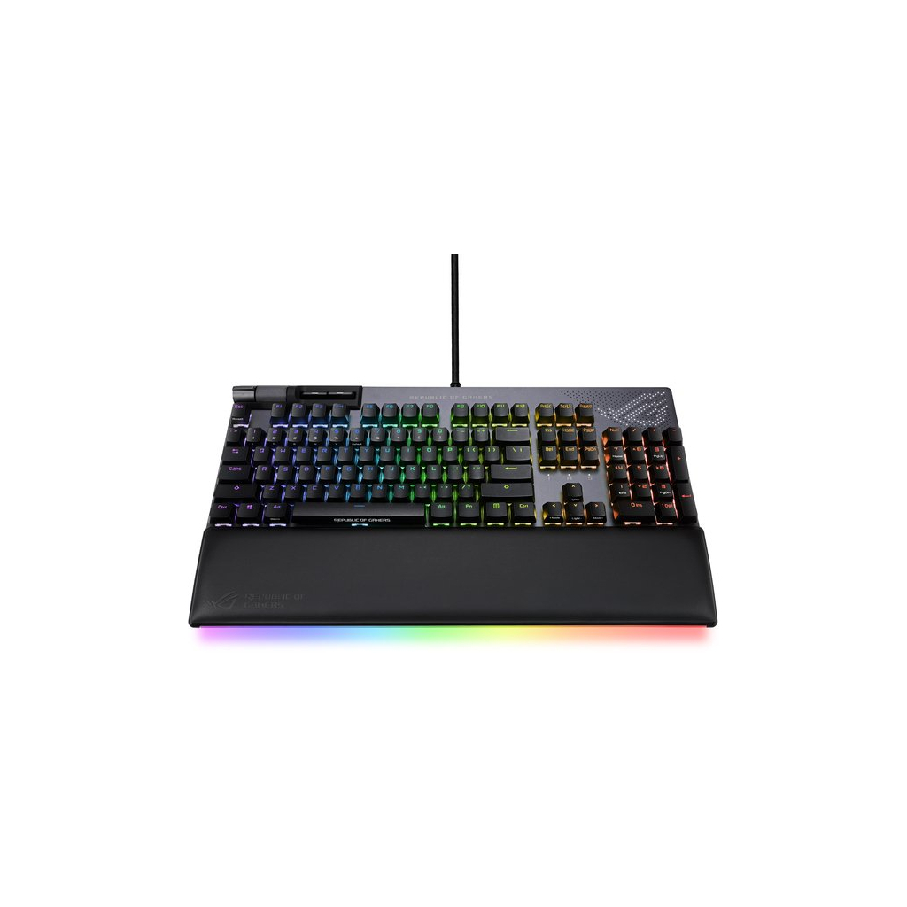 Клавиатура ASUS ROG Strix Flare II Animate NX Red USB Black (90MP02E6-BKRA00) - 6