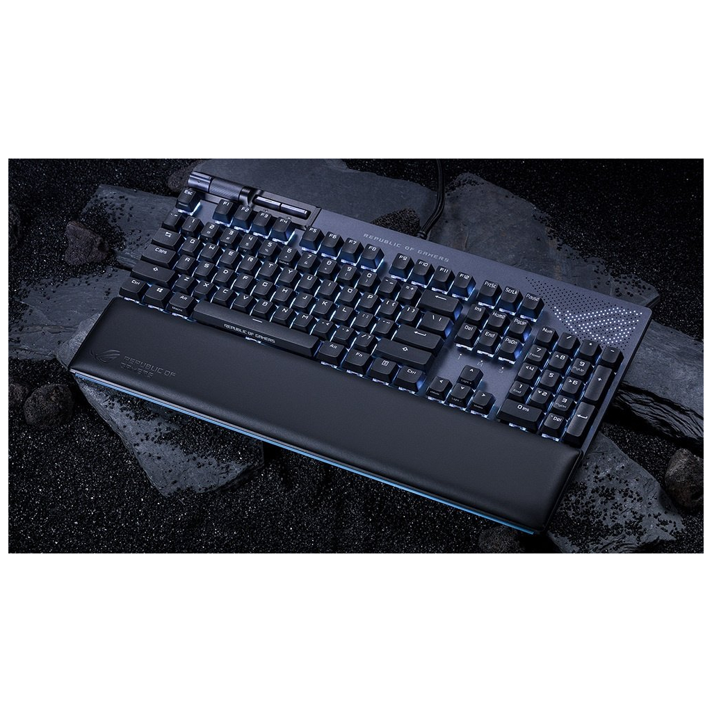 Клавиатура ASUS ROG Strix Flare II Animate NX Red USB Black (90MP02E6-BKRA00) - 11