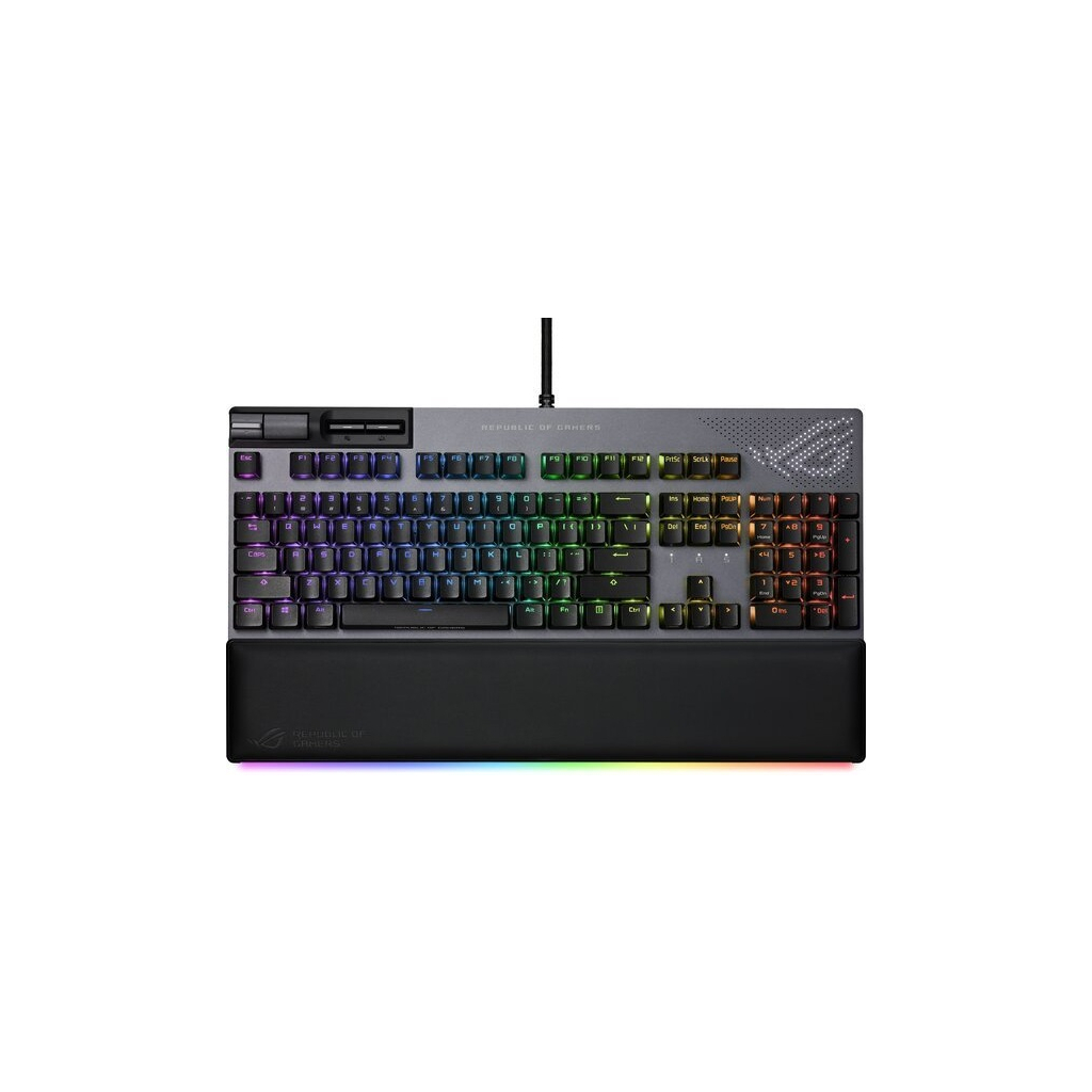 Клавиатура ASUS ROG Strix Flare II Animate NX Red USB Black (90MP02E6-BKRA00)