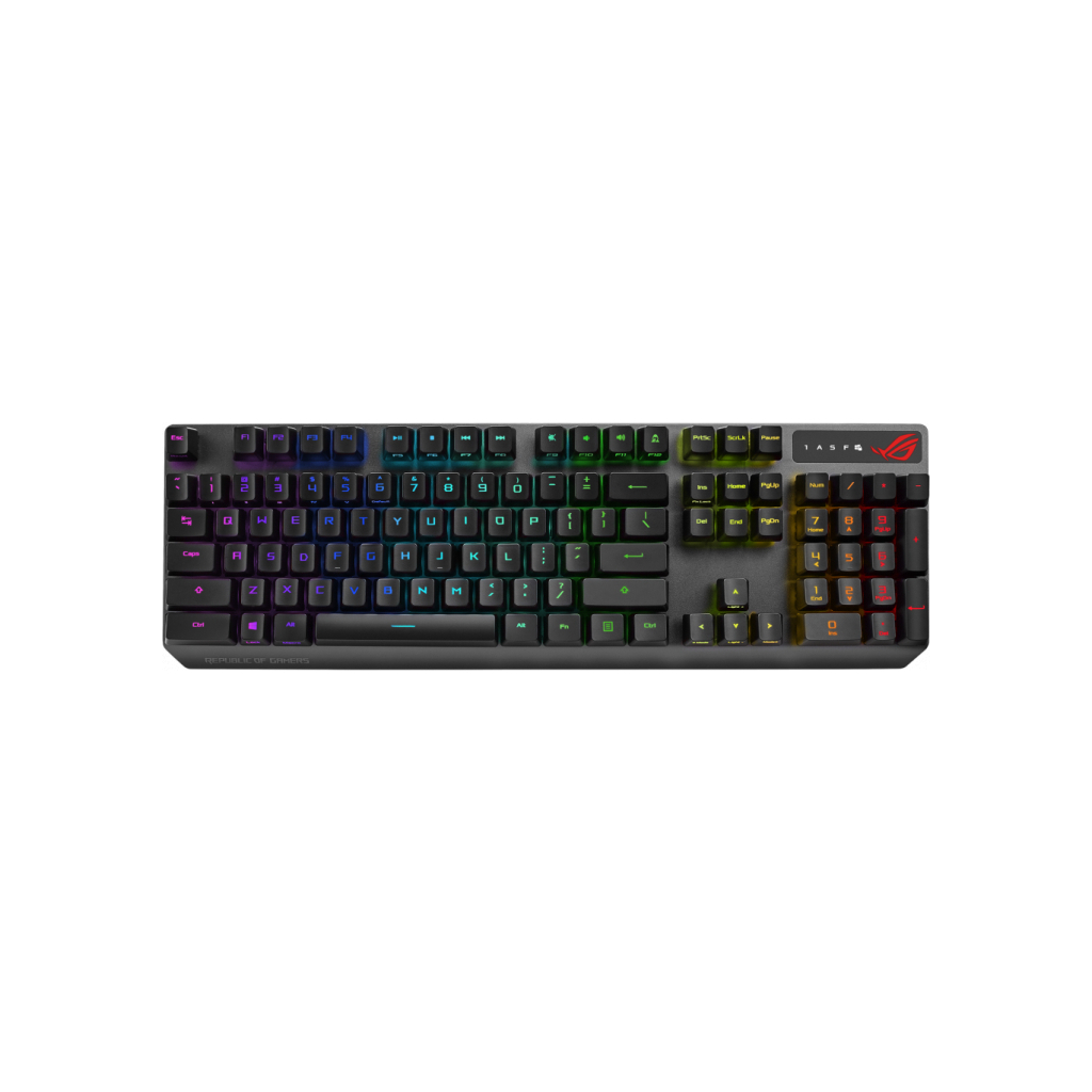 Клавиатура ASUS ROG Strix Scope RX Red USB UA Black (90MP0240-BKMA00)
