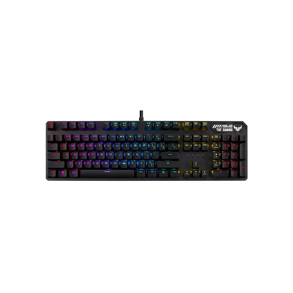 Клавиатура ASUS TUF Gaming K3 Kailh Red Switches USB UA Black (90MP01Q0-BKMA00) - 1