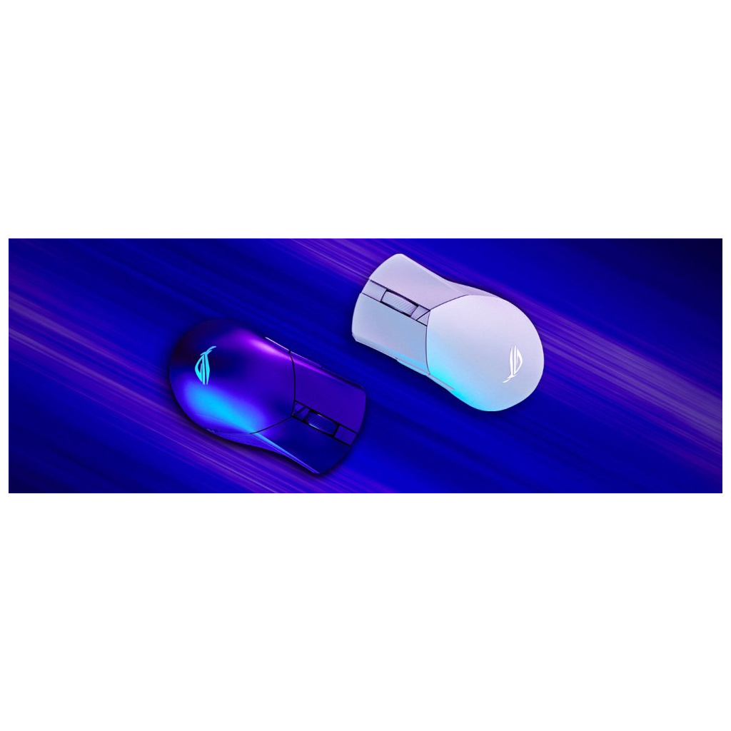 Мышка ASUS ROG Gladius III Aimpoint Bluetooth/Wireless White (90MP02Y0-BMUA10) - 1